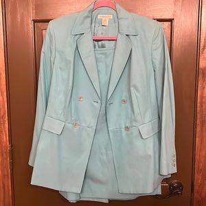 Turquoise Preston & York Skirt Suit